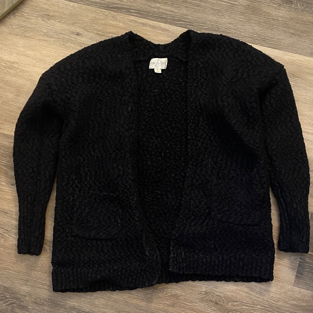 francesca’s soft bubble knit cardigan